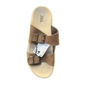 Zara | Shoes | Zara Sandals Men Double Buckle Strap Flat  display picture 3